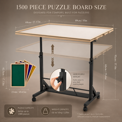 PuzzleDock Pro™ - Delux Puzzle Board (1500pcs)