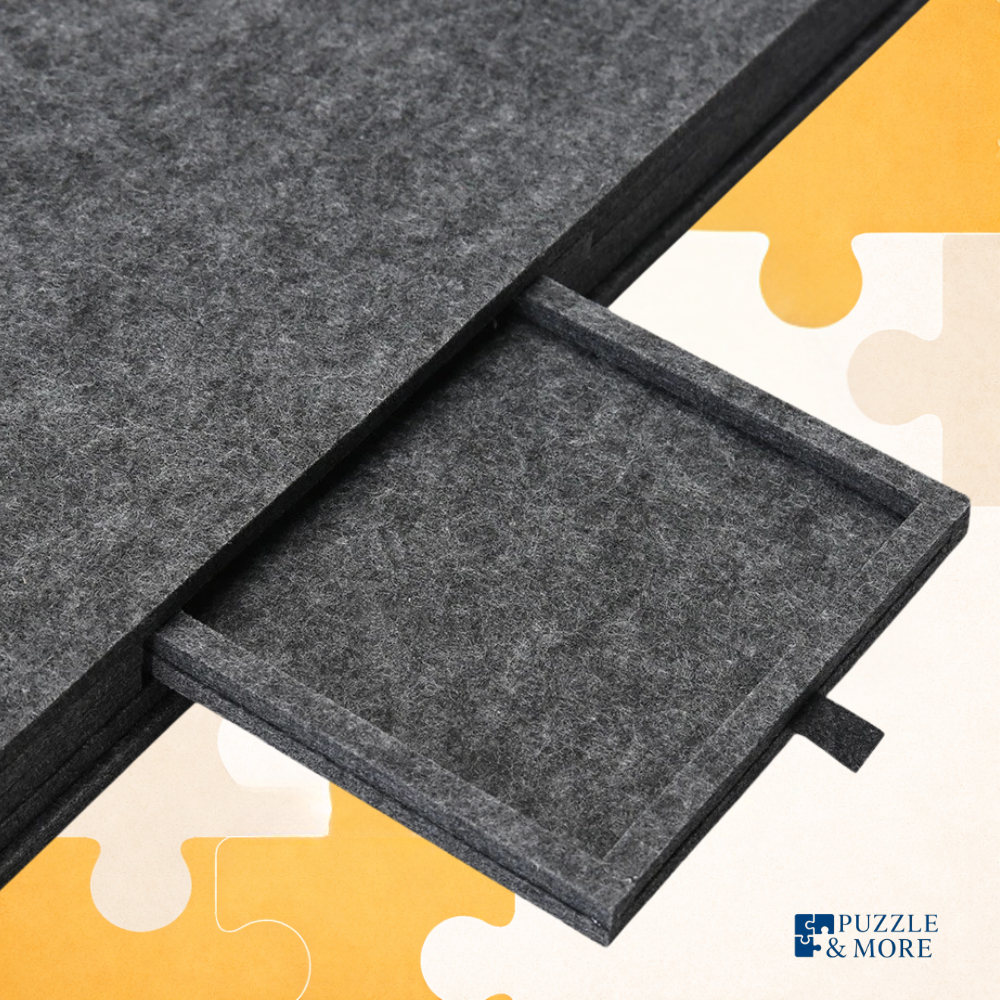 Felt non slip puzzle surface